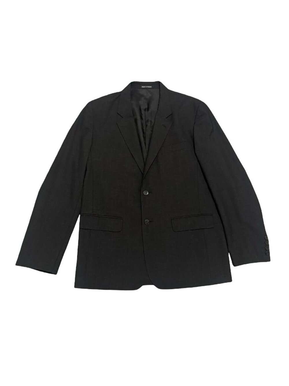 Vintage 90s agnès b. Homme Paris Black Two Button Blazer Made in France XL